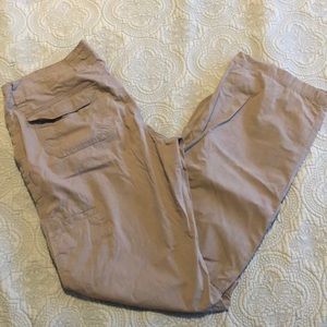 Eddie Bauer Grey Utility Rollup Pants